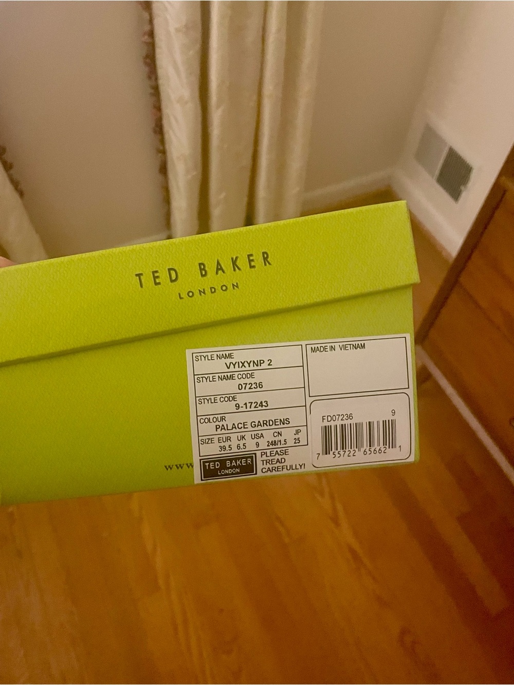 Ted Baker Pink Floral Heels Palace Gardens Vyixyn Size 9 **Excellent** Condition - Picture 9 of 10